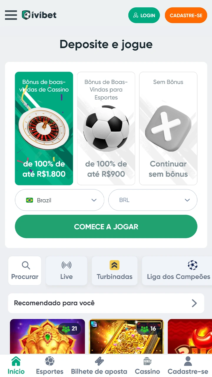 Esportiva bet baixar