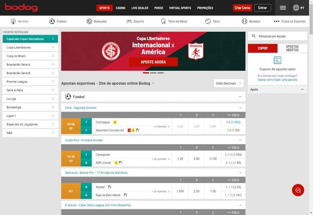 Simulador de apostas